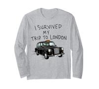 Sobreviví a mi Viaje a Londres British Hackney Carriage Manga Larga