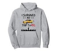 Sobreviví a mi Viaje a Nueva York - Divertido Fan de Taxi de la Ciudad de Nueva York Sudadera con Capucha