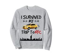 Sobreviví a mi viaje a Nueva York - Divertido fan del taxi de la ciudad de Nueva York Sudadera