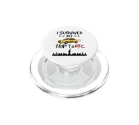 Sobreviví a mi Viaje a Nueva York Divertido Recuerdo de Taxi PopSockets PopGrip para MagSafe