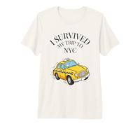 Sobreviví a mi Viaje a Nueva York en un Taxi de la Ciudad de Nueva York Camiseta Premium