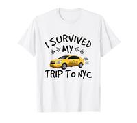 Sobreviví a mi viaje a Nueva York - Funny New York City Taxi Travel Camiseta