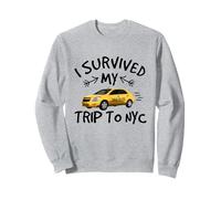 Sobreviví a mi Viaje a Nueva York - Funny New York City Taxi Travel Sudadera