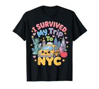 Sobreviví a mi Viaje a NYC Kawaii New York City Cute Kids USA Camiseta