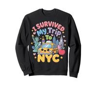 Sobreviví a mi Viaje a NYC Kawaii New York City Cute Kids USA Sudadera