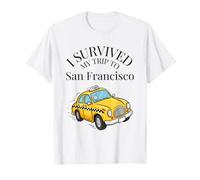 Sobreviví a mi Viaje a San Francisco en un Taxi de la Ciudad de Francisco Camiseta