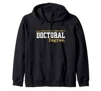 Sobreviví a mis hermanos Doctorado Graduación Doctorado Divertido Sudadera con Capucha
