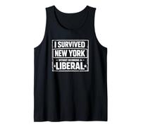Sobreviví a Nueva York sin convertirme en Liberal Camiseta sin Mangas