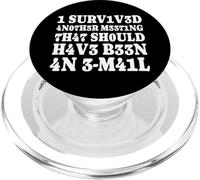 Sobreviví A Otra Reunión Divertido Meme De Trabajo Versión PopSockets PopGrip para MagSafe