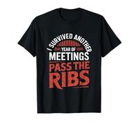 Sobreviví a otro año de reuniones Pass the Ribs Labor Day Camiseta