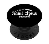 Sobreviví a Saint Louis mudándome de Missouri PopSockets PopGrip Adhesivo