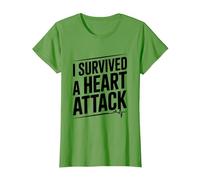 Sobreviví a un Latido del corazón de un Guerrero de Ataque Camiseta, Mujer, Hierba, 3XL