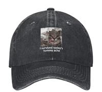 Sobreviví al Dolor de estómago de Hoy Gorra de béisbol Pareja Mujeres Viseras de Sol Gorra de Camionero Verano y2k Gorras de béisbol al Aire Libre para el Sol