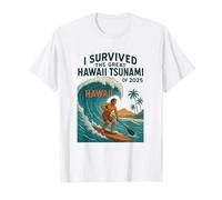 Sobreviví al Gran Tsunami de Hawái de 2025 Paddle Boarding Camiseta