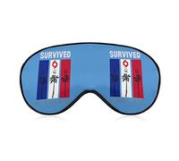 Sobreviví al huracán Ian Sleep Masks Eye Cover Blackout con correa elástica ajustable Night Blindfold para Mujeres Hombres Yoga Travel Nap