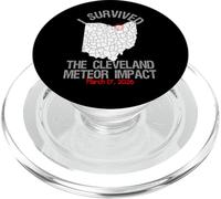 Sobreviví al Impacto del meteorito de Cleveland el 17 de PopSockets PopGrip para MagSafe