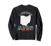 Sobreviví al Impacto del meteorito de Cleveland el 17 de Sudadera