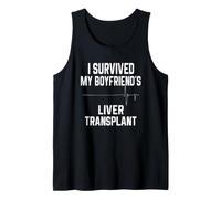 Sobreviví al trasplante de hígado de mi Novio Camiseta sin Mangas