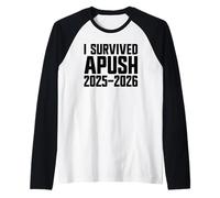 Sobreviví Apush 2025-2026 Ap Historia de EE. UU. Sobreviví a Apush Camiseta Manga Raglan