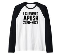 Sobreviví Apush 2026-2027 Ap Historia de EE. UU. Sobreviví a Apush Camiseta Manga Raglan