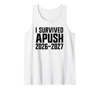 Sobreviví Apush 2026-2027 Ap Historia de EE. UU. Sobreviví a Apush Camiseta sin Mangas