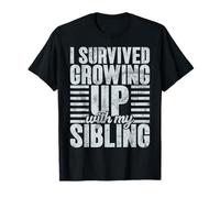 Sobreviví creciendo con mi Hermano Gemelos Divertidos Camiseta