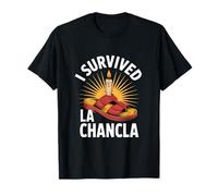 Sobreviví Divertido Diciendo Chancla Vela Vector Camiseta