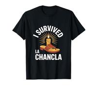 Sobreviví Divertido Diciendo Chancla Vela Vector Camiseta