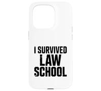 Sobreviví el Humor de graduación de la Facultad de Derecho para Abogados Carcasa para iPhone 15 Pro