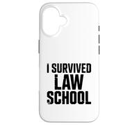 Sobreviví el Humor de graduación de la Facultad de Derecho para Abogados Carcasa para iPhone 16