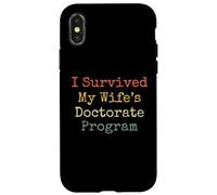 Sobreviví el Programa de doctorado de mi Esposa Marido Divertido Carcasa para iPhone X/XS