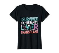 Sobreviví la Supervivencia de recuperación de trasplante de hígado de mi Esposo Camiseta