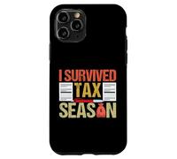 Sobreviví Tax Season Sobreviviente Día de Impuestos Retro Vintage Carcasa para iPhone 11 Pro