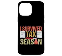Sobreviví Tax Season Sobreviviente Día de Impuestos Retro Vintage Carcasa para iPhone 13 Pro MAX