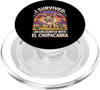 Sobreviví Un Encuentro Con El Chupacabra PopSockets PopGrip para MagSafe