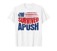 Sobrevivido Apush 2026 Divertido Ap US Historia Examen Sobreviviente Humor Camiseta