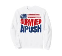 Sobrevivido Apush 2026 Divertido Ap US Historia Examen Sobreviviente Humor Sudadera