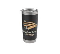 Sobreviviendo a entradas adicionales con Pinot Grigio Baseball Mom Vaso térmico de acero inoxidable de doble pared