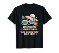 Sobreviviendo a la Maternidad un Viaje a la Playa a la Vez mamá Camiseta