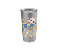Sobreviviendo a la maternidad un viaje a la playa a la vez mamá Vaso térmico de acero inoxidable de doble pared