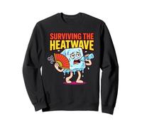 Sobreviviendo a la Ola de Calor Caliente Verano Calor Humor Divertido Sudadera
