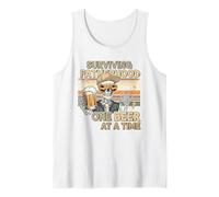Sobreviviendo a la paternidad, una Cerveza a la Vez, papá Camiseta sin Mangas