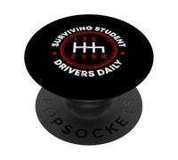 Sobreviviendo a los Estudiantes Conductores Diariamente PopSockets PopGrip Adhesivo