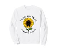 Sobreviviente de cáncer de Piel con Cinta de Girasol Sudadera