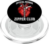 Sobreviviente de cirugía a corazón Abierto del Zipper Club PopSockets PopGrip para MagSafe