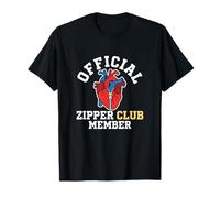 Sobreviviente de cirugía a corazón Abierto Miembro del Zipper Club Camiseta