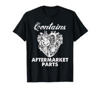 Sobreviviente de cirugía cardíaca Contiene Piezas de Repuesto Humor Camiseta