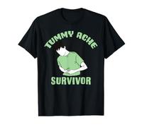 Sobreviviente de Dolor de Abdomen Mi estómago Duele Meme Divertido Camiseta gráfica económica