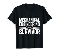 Sobreviviente de ingeniería mecánica Divertido para Ingenieros Camiseta