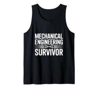 Sobreviviente de ingeniería mecánica Divertido para Ingenieros Camiseta sin Mangas